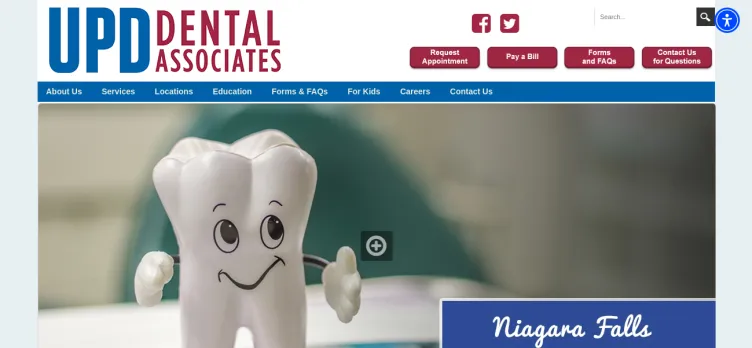 Screenshot University Pediatric Dentistry