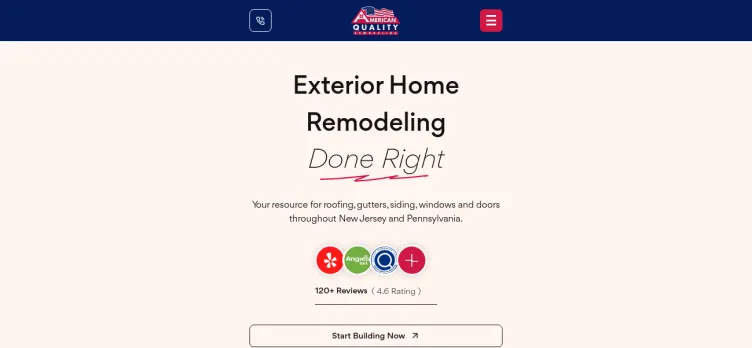 Screenshot American Quality Remodeling