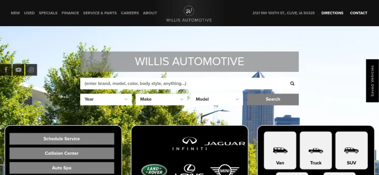 Screenshot Willis Automotive