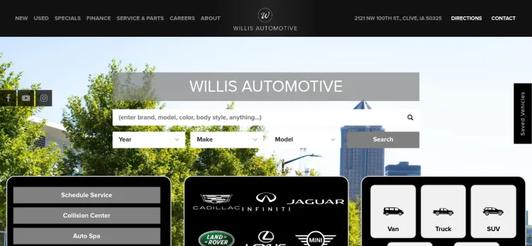 Screenshot Willis Automotive