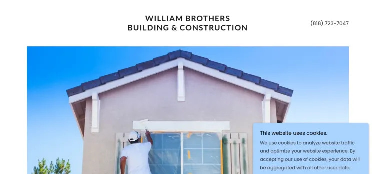 Screenshot William Brothers Building and Construction