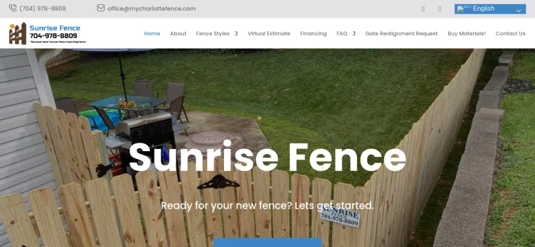 Screenshot Sunrise Fence