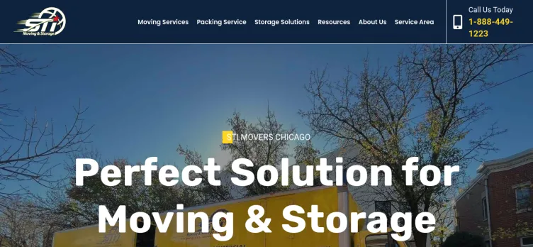 Screenshot STI Moving & Storage