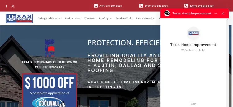 Screenshot Texas Home Improvement