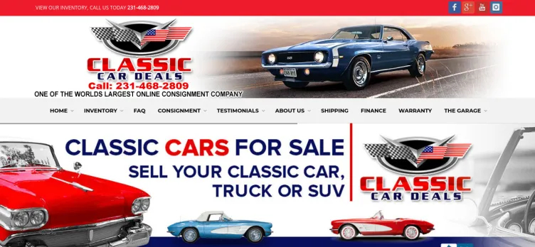 Screenshot Classic Car Deals