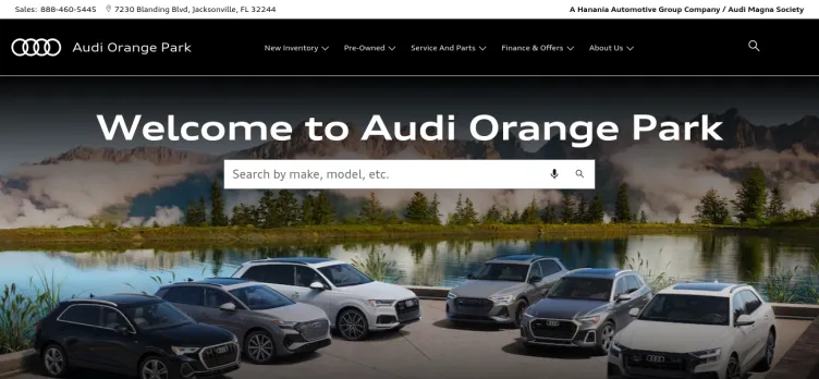 Screenshot Audi Orange Park