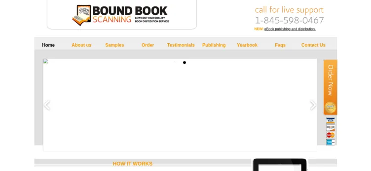 Screenshot Bound Book Scanning, Inc. / Yearbook Scanning