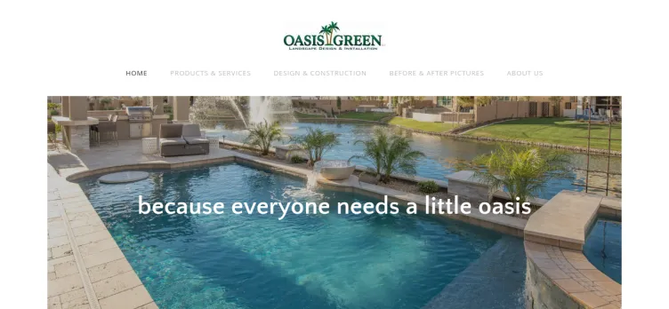 Screenshot Oasis Green