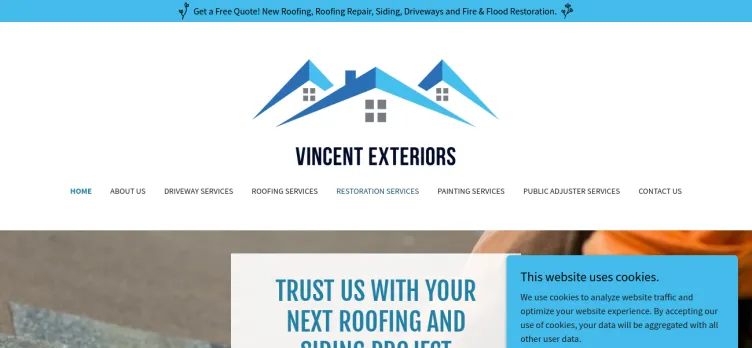 Screenshot Vincent Exteriors