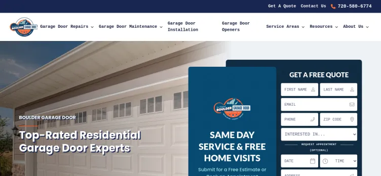 Screenshot Boulder Garage Door