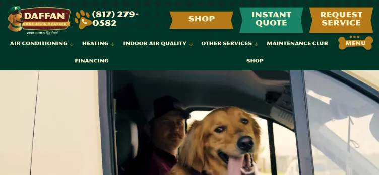 Screenshot Daffan Cooling & Heating