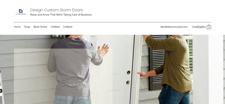 Screenshot Design Custom Storm Doors