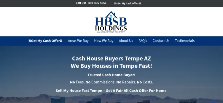 Screenshot HBSB Holdings