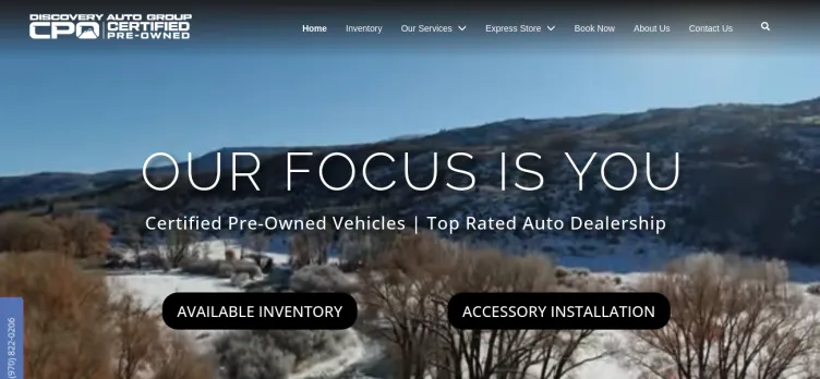 Screenshot Discovery Auto Group