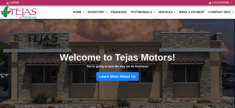 Screenshot Tejas Motors