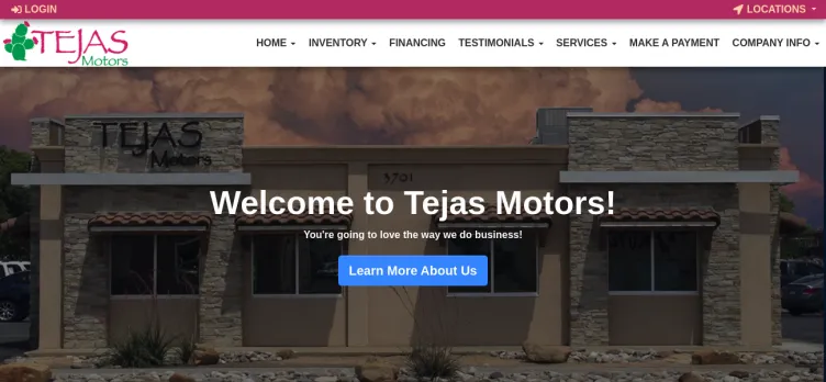 Screenshot Tejas Motors