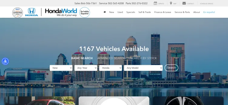 Screenshot Honda World