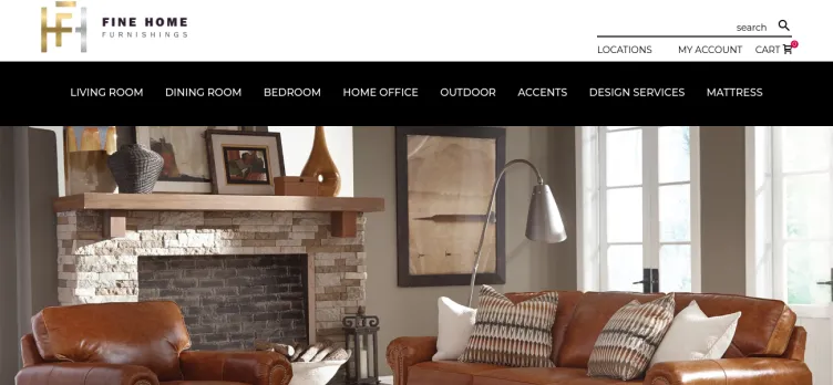 Screenshot Fine Home Furnishings