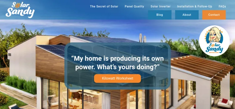 Screenshot Ask Solar Sandy