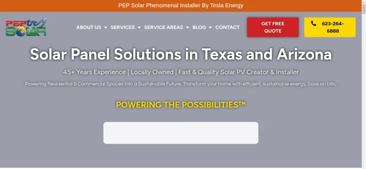 Screenshot PEP Solar