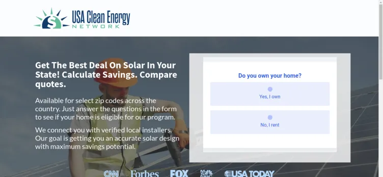 Screenshot USA Clean Energy Association