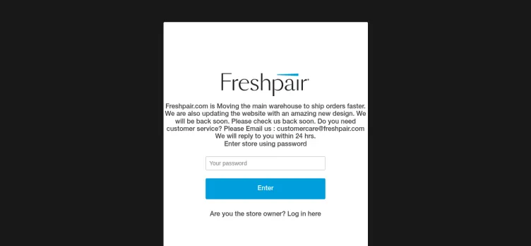 Screenshot Freshpair