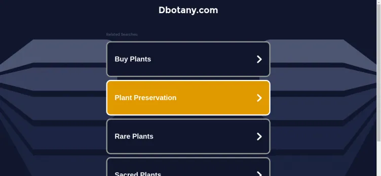 Screenshot Dbotany