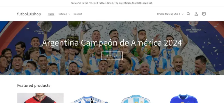 Screenshot futbol10shop