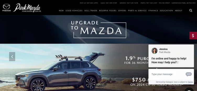 Screenshot Park Mazda