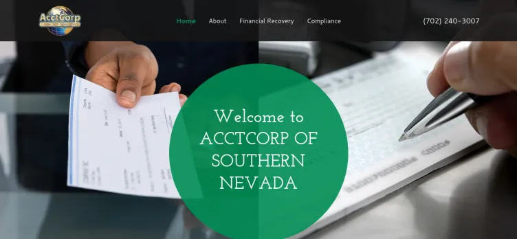 Screenshot Acctcorp of Southern Nevada