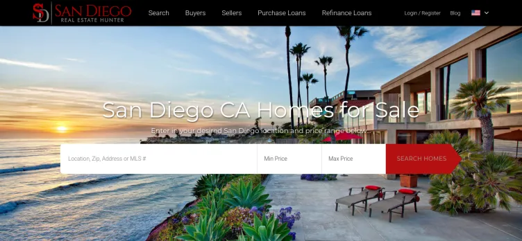 Screenshot San Diego Real Estate Hunter