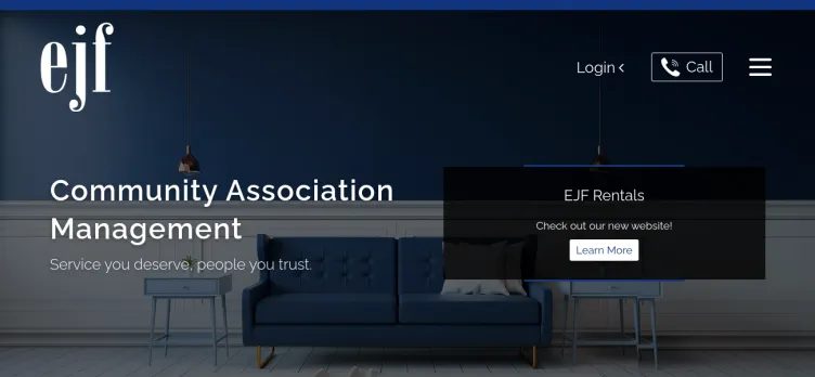 Screenshot EJF Real Estate Services