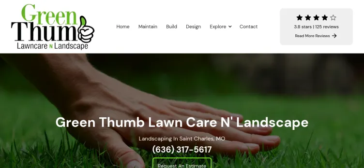 Screenshot Green Thumb Lawn Care N Landscape