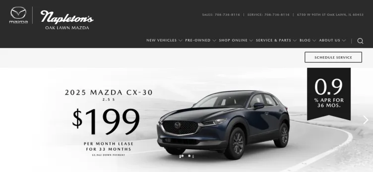 Screenshot Oak Lawn Mazda