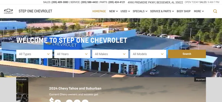 Screenshot Chevrolet Bessemer