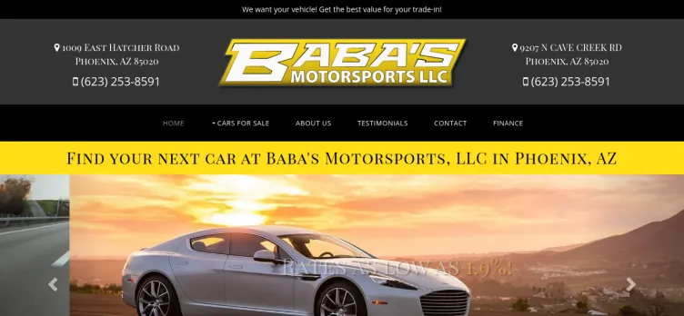 Screenshot Baba's Motorsports