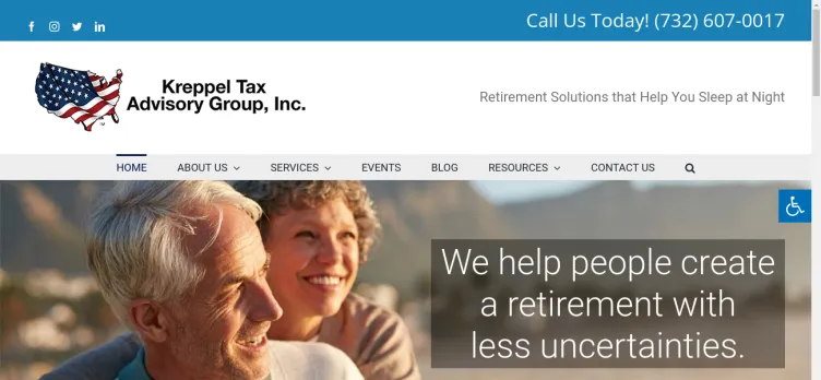 Screenshot Kreppel Tax Advisory Group