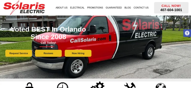 Screenshot Solaris Electric & Plumbing