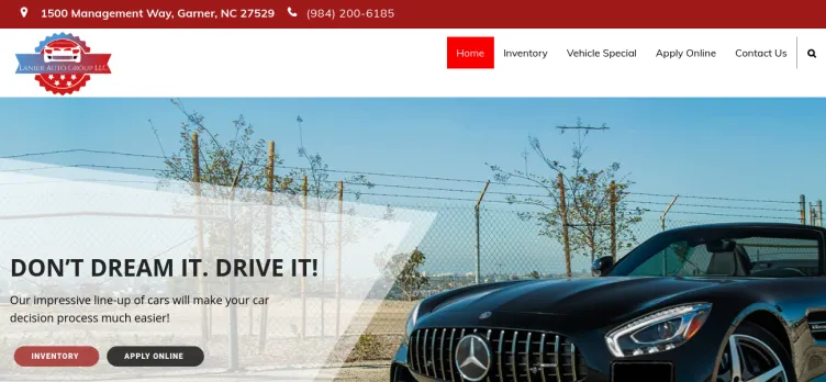 Screenshot Lanier Auto Group