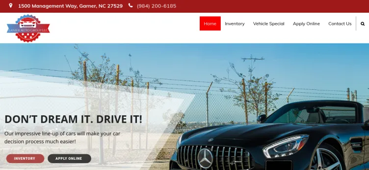 Screenshot Lanier Auto Group