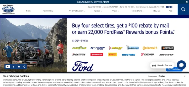 Screenshot Capital Ford