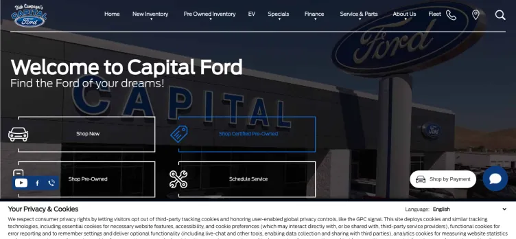 Screenshot Capital Ford