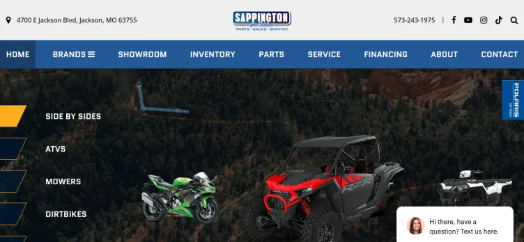 Screenshot Sappington Pro Outdoor