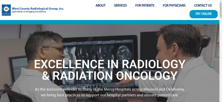 Screenshot West County Radiology Group