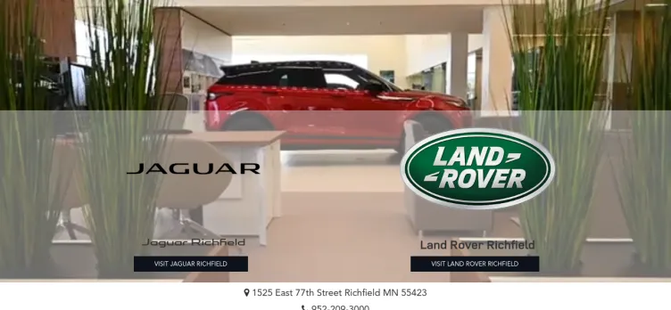 Screenshot Jaguar Land Rover Richfield