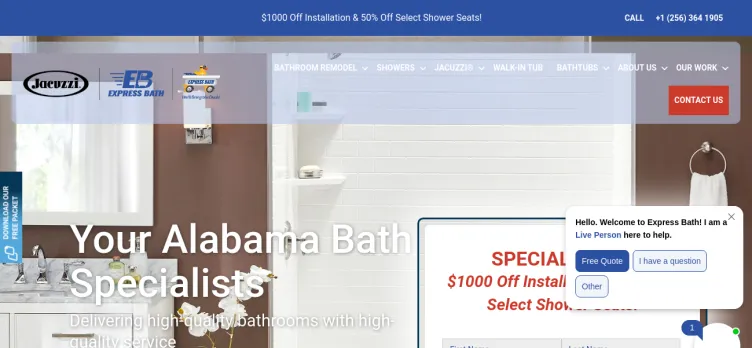 Screenshot Express Bath