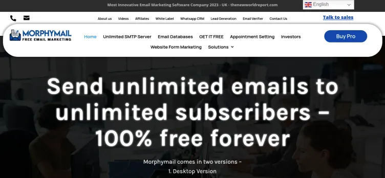 Screenshot Morphymail