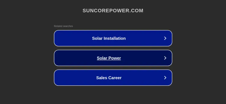 Screenshot SunCore Power