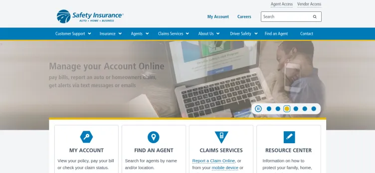 Screenshot Safety Insurance Company