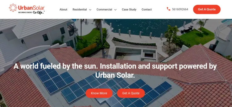 Screenshot Urban Solar Group